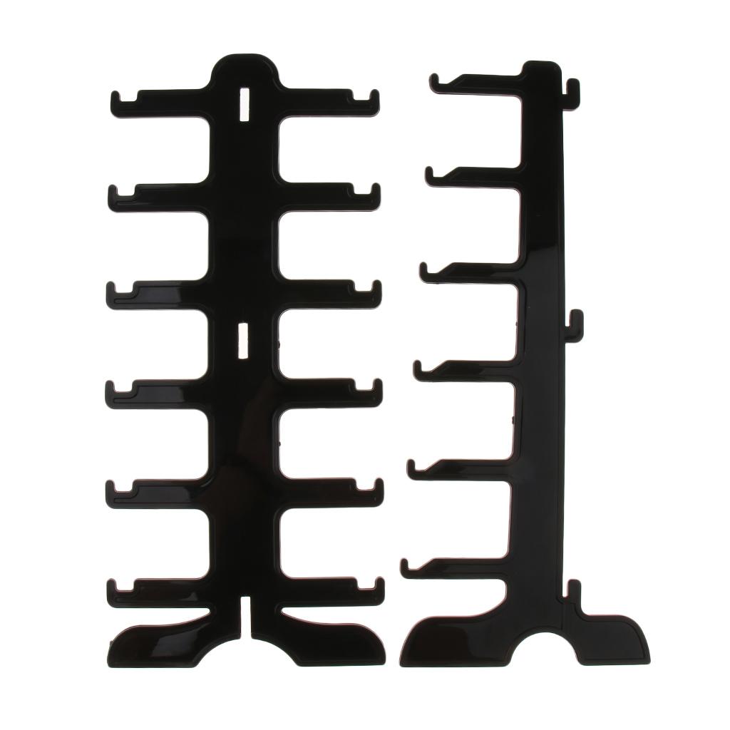 Sunglasses Display Rack with Six Pair Holder Plastic Accessory Display Stand for Bracelet Necklace Jewelry