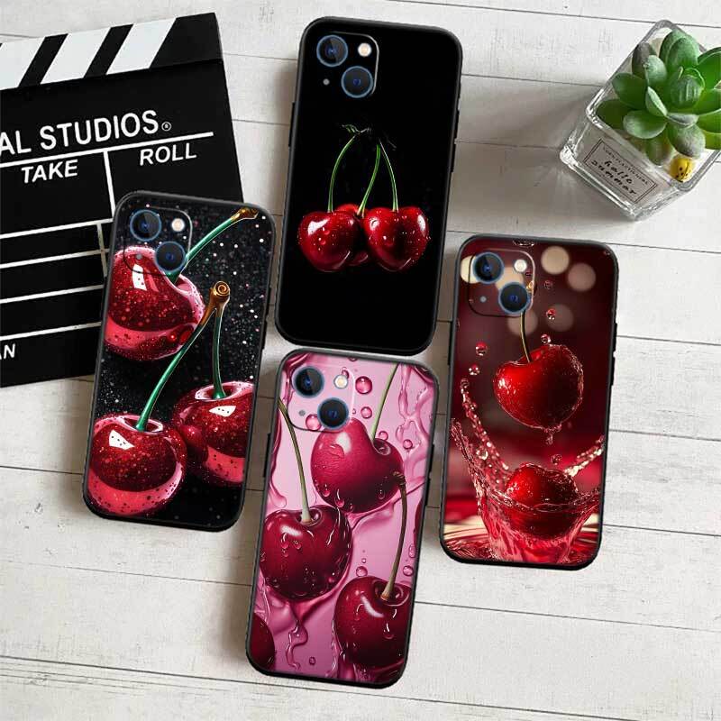 Cherry summer fruit Case for Samsung M55 M35 M15 A02 A05S A05 A06 A15 A12 A13 A10 A16 A20 A22 A24 A25 A30 A31 A32 A33 A35 A42 A50