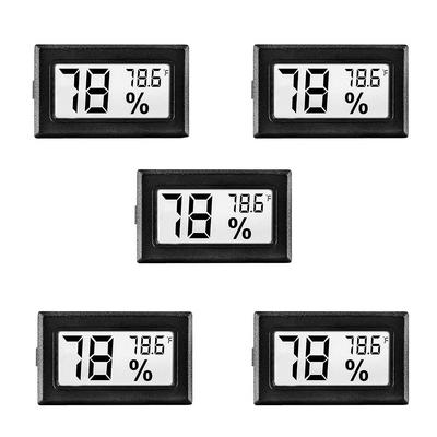 5PCS Digital LCD Indoor Temperature Humidity Meter Thermometer Fahrenheit Hygrometer