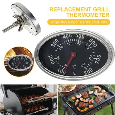 Termometro Sostitutivo per Coperchio Griglia Indicatore Temperatura Griglia Indicatore Calore Griglia a Gas Preciso Facile da Leggere per Tutte le Griglie a Gas BBQ