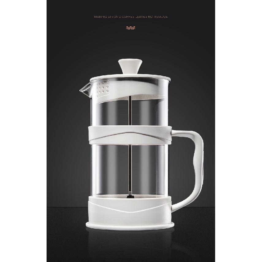 GIANXI Cafeteira Prensa Francesa Barista Ferramentas Jarra de Café Pote de Cerveja Casa de Vidro de Aço Inoxidável Soco de Mão