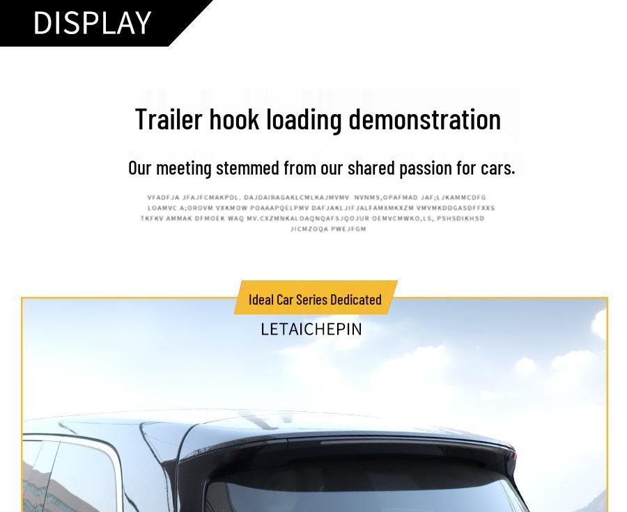 Ideal L9 Trailer Hitch Upgrade: Special Reinforced Version for L7/L8 Hitch & Rogue Tow Bar