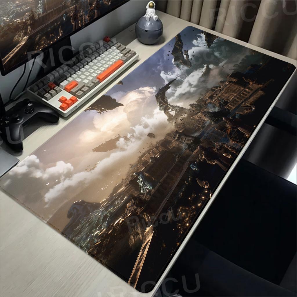 Clair Obscur Expedition 33 Podkładka pod mysz XXL Podkładka pod klawiaturę i mysz ścieg Podkładka pod mysz Podkładki na biurko Akcesoria do PC do gier Mata do e-sportu 90x40cm