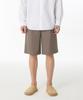 Cooling One-Tuck Band Bermuda Pants [Dusty Beige]