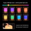 Cylindrical USB LED Night Light with Timer - Bedside Sleep Companion