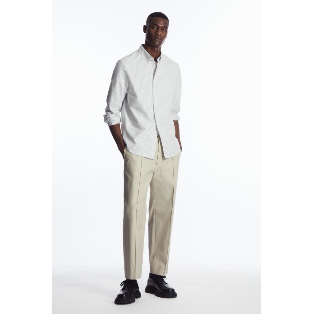 

COS Japan прямые брюки из твила beige/44