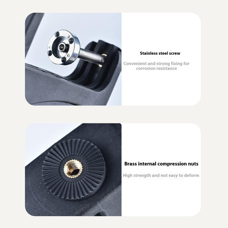 Tragbarer Angelrutenclip mit Fliegenfischer-Zubehör Rutenassistent-Werkzeug für verschiedene Angelplätze