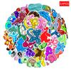 Colorful Cartoon Puppy Graffiti Stickers - 54 Waterproof Sheets for Skateboard, Guitar, Laptop, or Suitcase