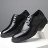 2024 Men Formal Shoes White Leather Business Casual Shoes Fashion Man Shoe Dress Office Wedding Brogue Shoes Social Shoe Male