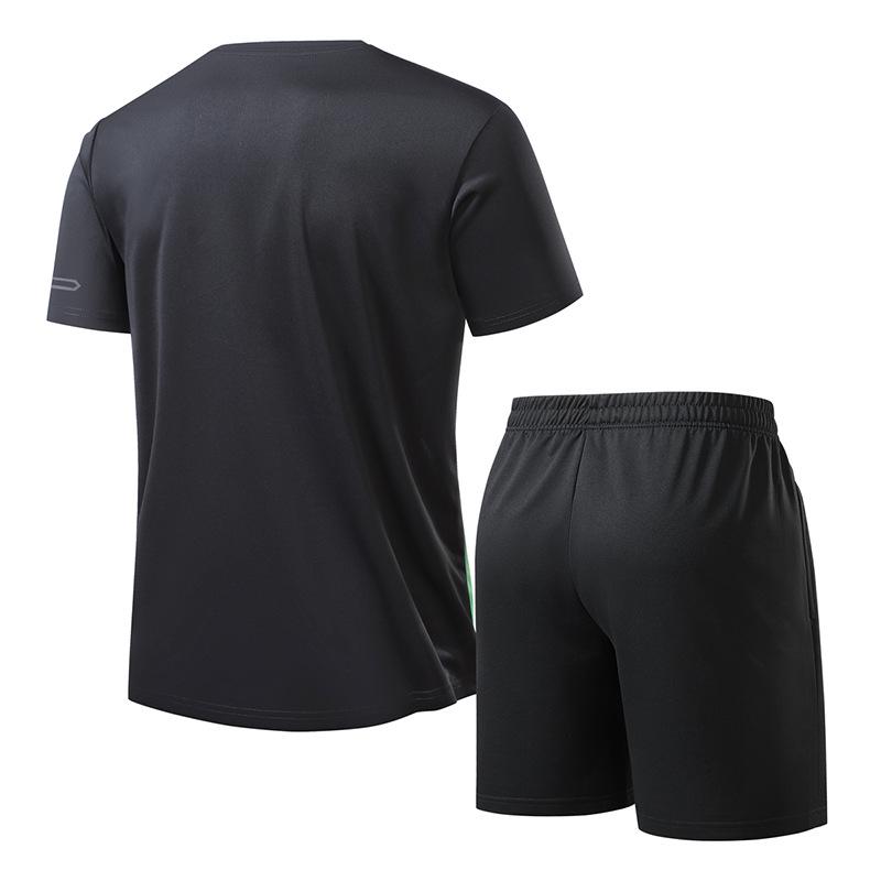 Basketball-Kurzarm-Set im europäischen Stil: Lässiges Sportliches Partner-Outfit