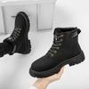 High Boots Men Casual Sneakers Work Shoes Mens Ankle Boots Leather Booties Man Brown Boot Dress Booty Man Free Delivery Shoes