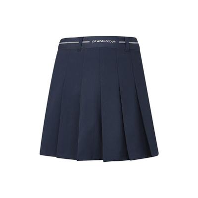 Solid Color Pleated Sports Skirt Women Skirts Tide-Blue A11W335301F-DB