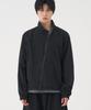 Basemoment Diagonal Cn Washed Zip-Up Jacket Black