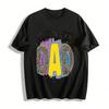 World's Coolest Dad Print Casual Tee Father's Day Gift Top Pure Cotton T-shirt