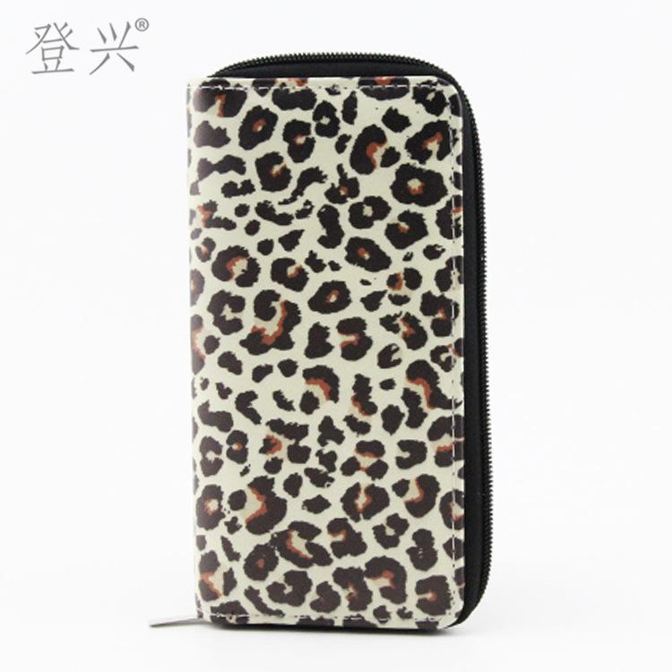 

New popular snake print PU long wallet, leopard print wallet clutch леопард друку кольору