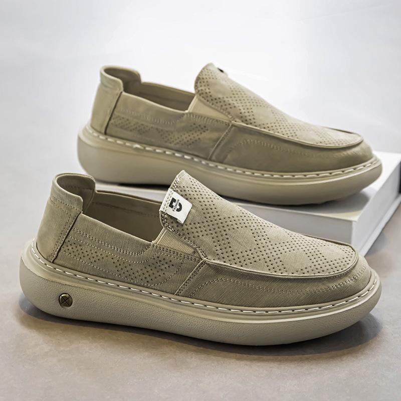 Driving shoes casual soft-soled breathable cloth shoes new in summer