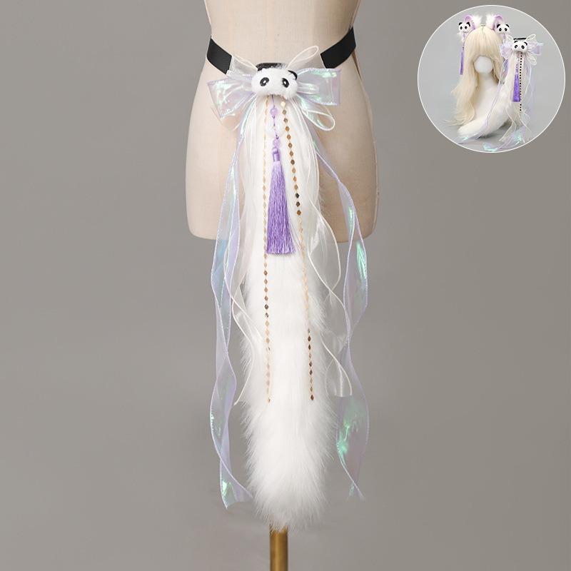 

Ободок с кошачьими ушками в китайском стиле, субкультура, животные уши, хвост зверя, косплей-аксессуары, плюшевые кошачьи ушки, набор кошачьего хвоста Average Size