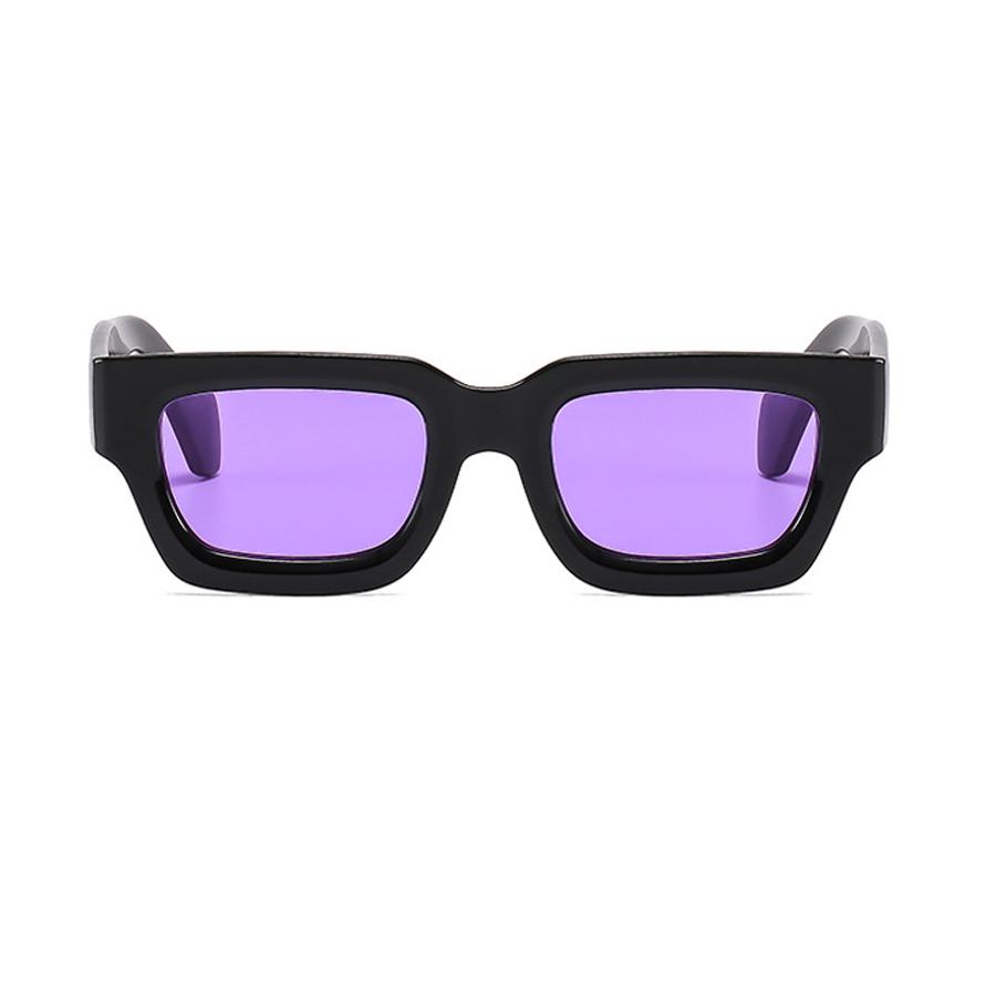 Retro Prostokątne Damskie Punkowe Okulary Przeciwsłoneczne Odcienie UV400 Moda Marka Projektant Galaretkowy Szary Kwadratowe Męskie Okulary Przeciwsłoneczne