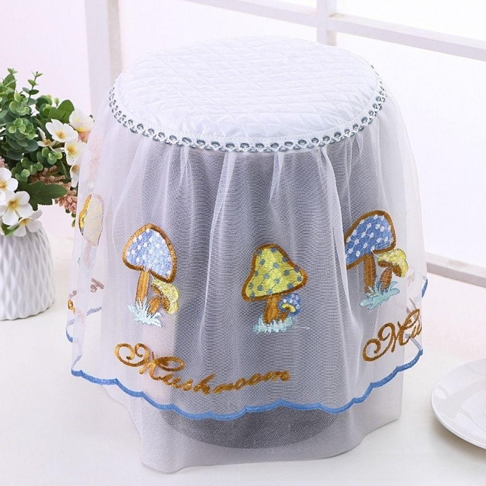 Pastoral Lace Air Fryer Dust Cover Kitchen Appliance Cover Pastoral Style Rice Cooker Cover Decorative Cover Embroidery