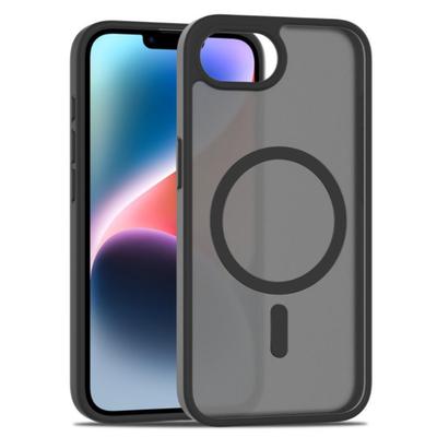Ultra-Thin MagSafe Compatible Case for iPhone 16e 16 Pro Max XR 11 13 14 12 Pro - TPU/PC Silky Smooth Touch Wireless Charging Shockproof Cover