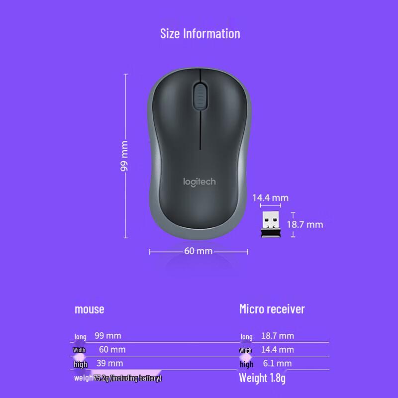 Logitech M186 Wireless Mouse