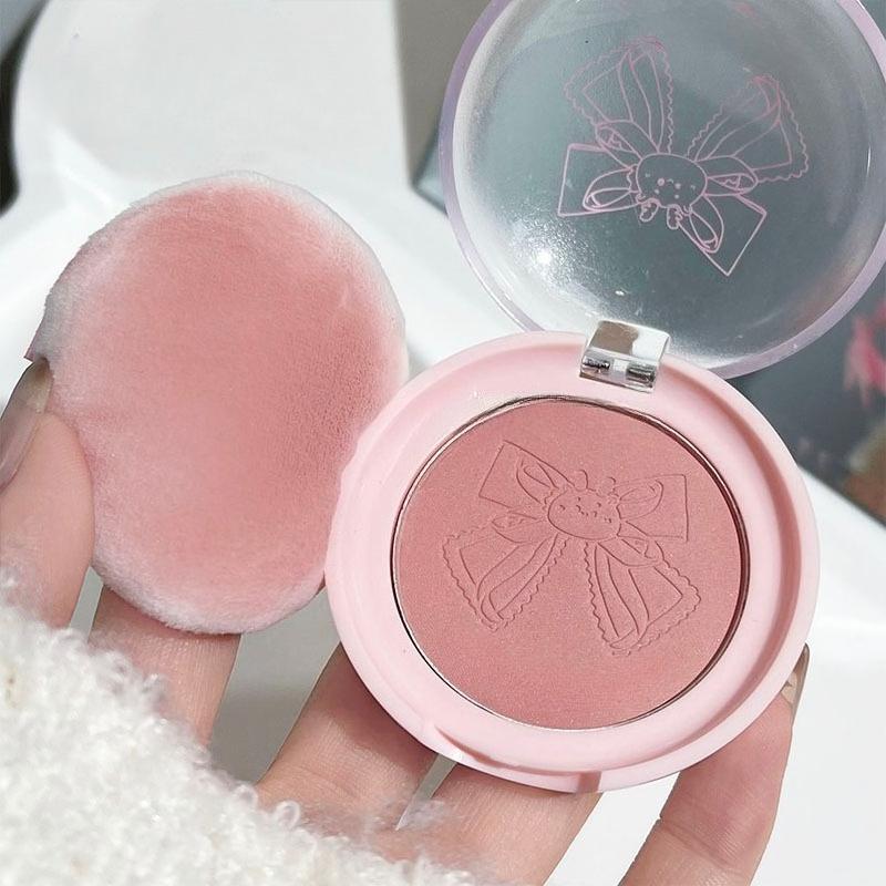 Cute Blusher Lasting Not Easy To Fly Powder Pink Blush Face Brighten Shading Rouge Rubor Korean Makeup Cosmetics