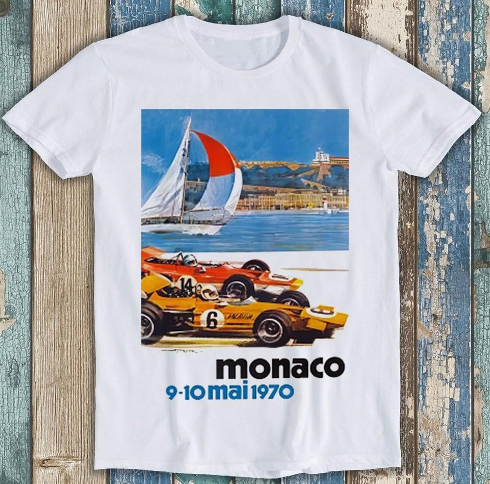 Monaco 1970 Grand Prix Racing Top Funny Gift Tee T Shirt 2828