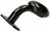 Knob, handle for the gate FRT + plate, insert, black lacquer