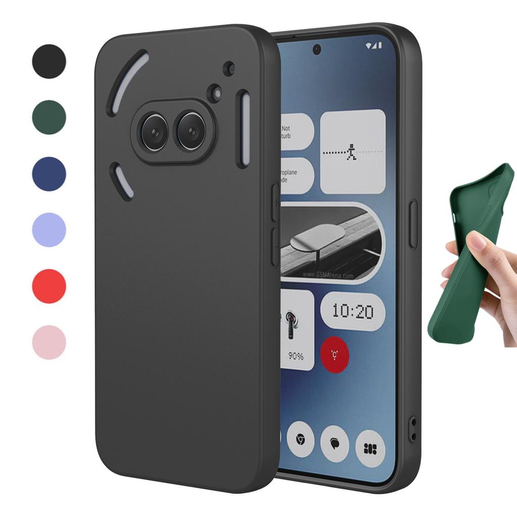 Flexible Liquid Silicone Case For Nothing Phone 3 3a Pro 2A Plus 2 1 Protective Cover Bumper Fundas Coque Shell Capa