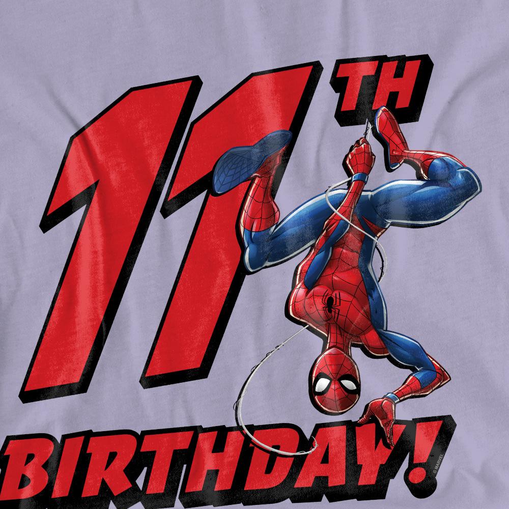 Spider-Man Womens/Ladies 11th Birthday T-Shirt
