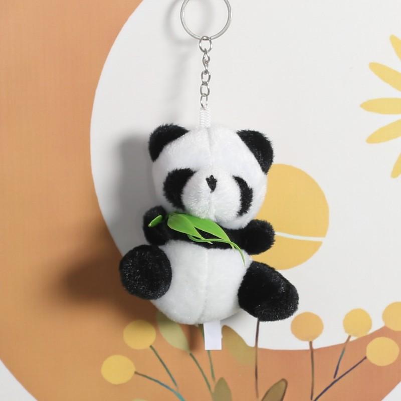Panda Hugs Bamboo Doll Plush Toys and E-commerce Dolls and Rag Dolls National Treasure Pendants