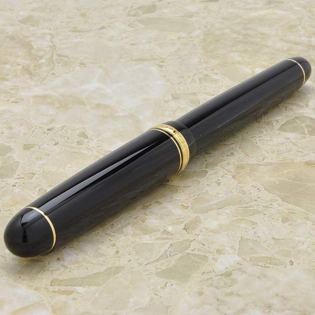 Pilot Custom 74 Fountain Pen Black Coarse (C) Nib FKKN-14SR-BC with Converter