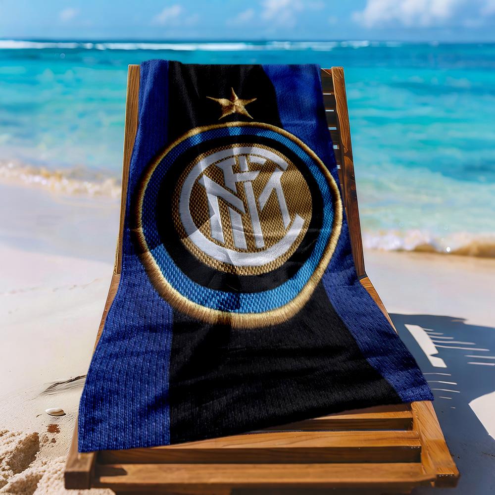 Inter Milan Beach Towel Soft Durable Quickdry Comfortable Lightweight Portable For Swimmingbeachcamping Travel Beach Accessoriesgym