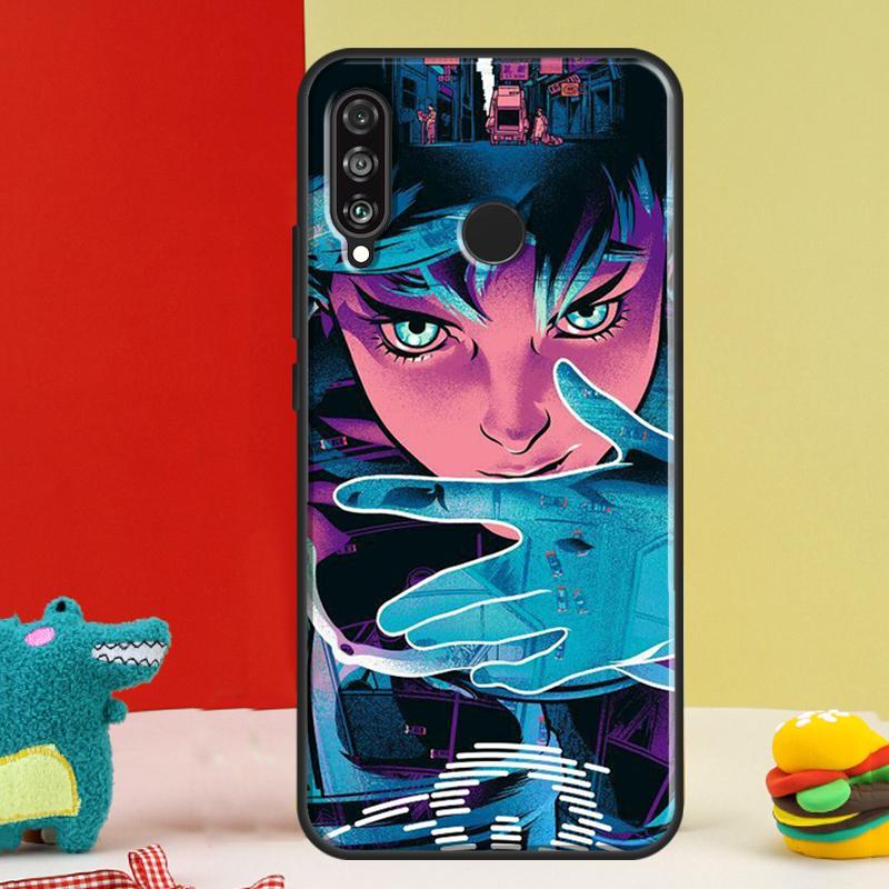 Ghost in the Shell Anime For Huawei Nova 12s 12i 11i 8i 9 10 SE Y91 Y90 Y60 Y70 Y72 Y61 P20 P40 P30 Lite P60 Pro Case