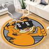 1pc Garfield Cat Office Round Area Rug, Under Office Chairs Bedroom Living Room Home Decor a1022385