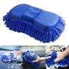 Motorcycle Cleaning Gloves Washing Sponge Brush Soft Chenille Microfiber Washing Brush Car Cleaning Water Absorbtion Brushes