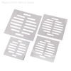 1Pc Square Floor Drain Cover Drain Hole Floor Drains Net Cover Stainless Steel Hair Catcher Filter Stopper Bathroom Parts