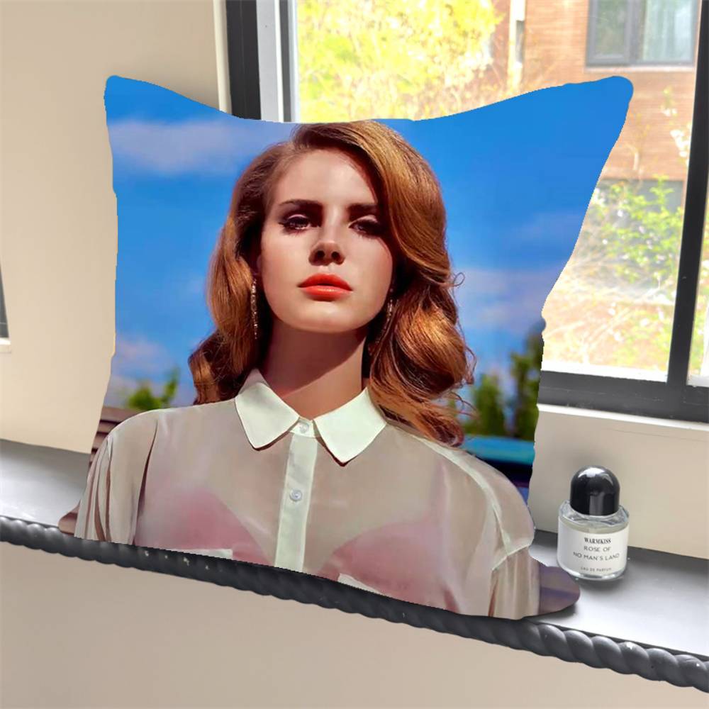 1PC Girl Singer Lana Del Rey Pillow Case Square  Bedroom Sofa Leisure Comfort Cushion Car Home Decoration