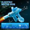 Electric Water Gun With light Sprays Flame Effect Continuously UZI Water Gun Toy Swimming Pool Play Water Adult Shots Games Toy