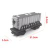 MOC Train Carriage Model, Rail Transport Vehicle, Coal Transport Vehicle, Rail Lift Pole Indicator Light, Train Accessories