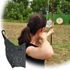 Traditional Bow Quiver Bag PU Archery Bow Storage Bag Wear Resist Rivet Bow Carry Shoulder Bag Bow Training Accessories