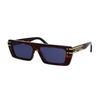 Moderne Personlighed Trendy Uregelmæssig Form Solbriller Unisex Solbriller Brun DIORSIGNATURES2U20B0