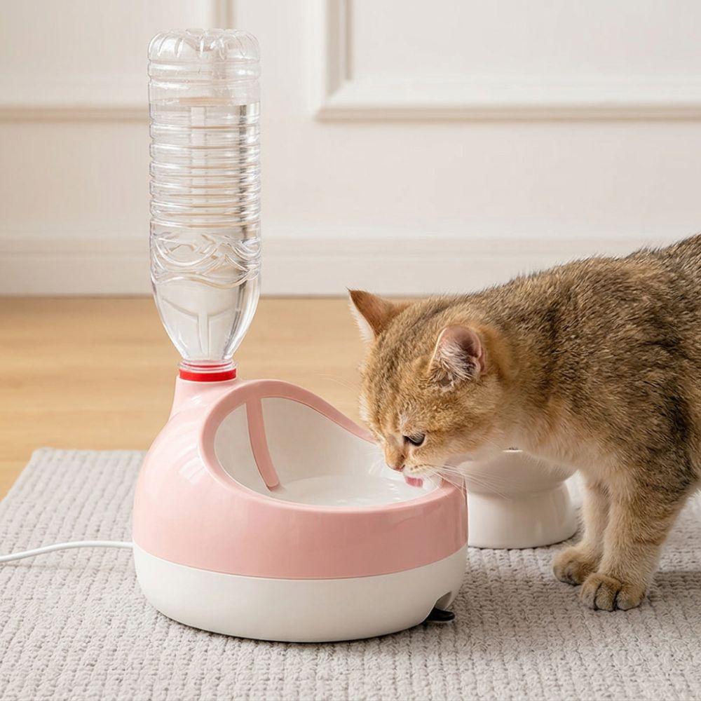 Leak Proof Automatic Cat Water Dispenser Non-Slip Pet Water Feeder Cat Dog Water Bowl Living Room