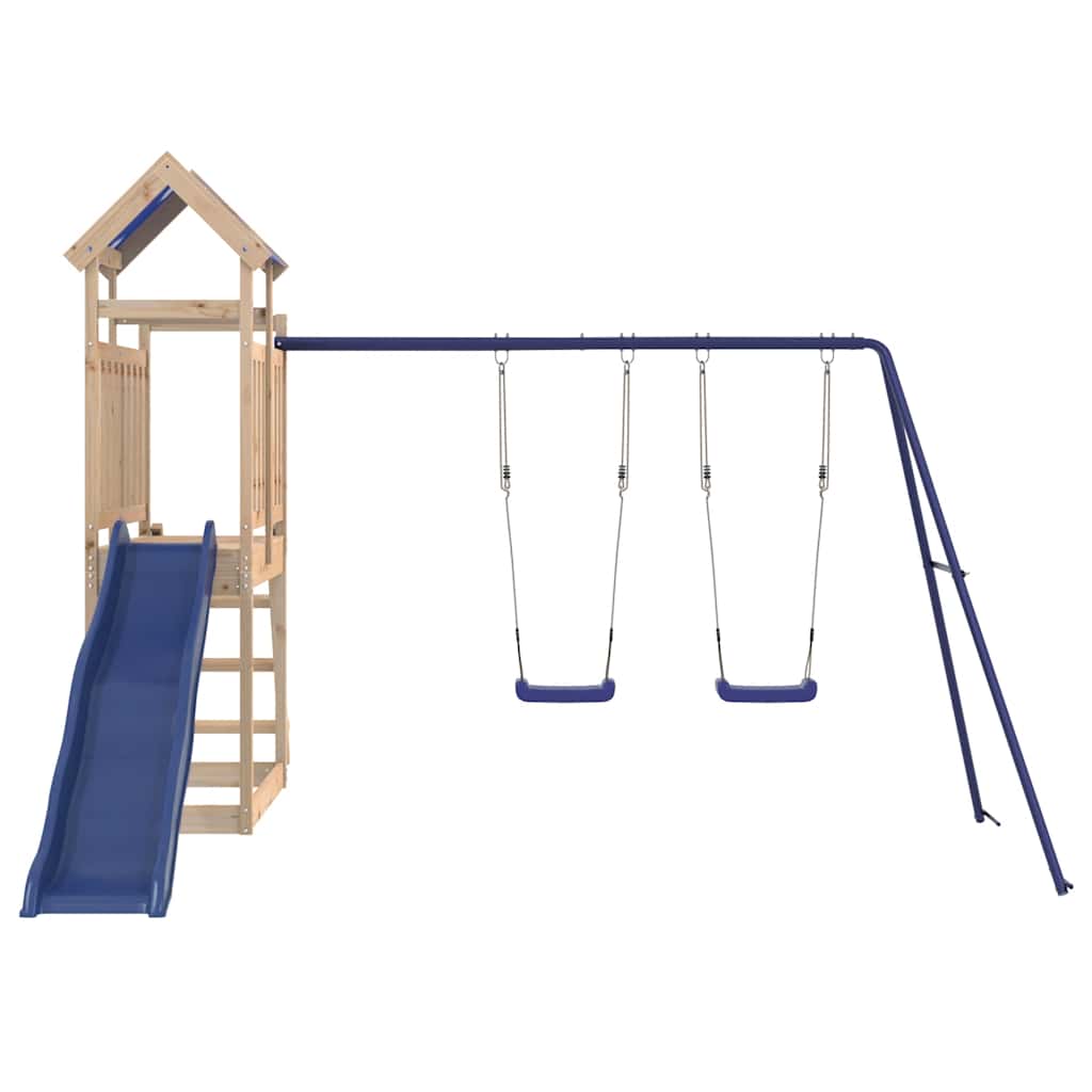Solid Wood Play Tower Pine