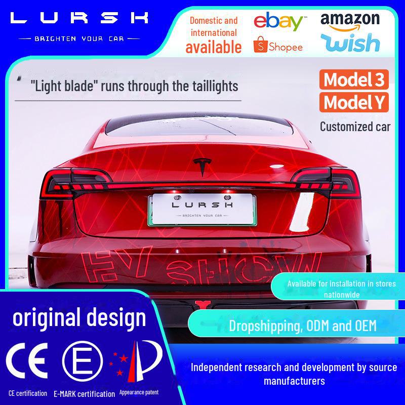 

Задние фонари LURSK Starlink для модификации Tesla Model 3/Y Model 3