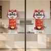 Creative Cartoon Lion Doorbell Magnetic Suction Reminder Wind Chimes  Home Ornament