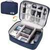 Travel Cable Accessories Bag Waterproof Double Layer Electronics Organizer Portable Storage Case for Cable, Cord, Charger, Phone, Adapter, Power Bank