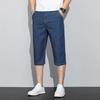 Sommer Dünne Herren Jeans Shorts Blau Grau Klassischer Stil Elastizität Gerade Leicht Business Casual Denim Shorts Männlich