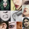 100PCS Fake Nose Rings Lot - Surgical Steel Septum Horseshoe Hoop, Painless Non-Piercing Nose Jewelry Set