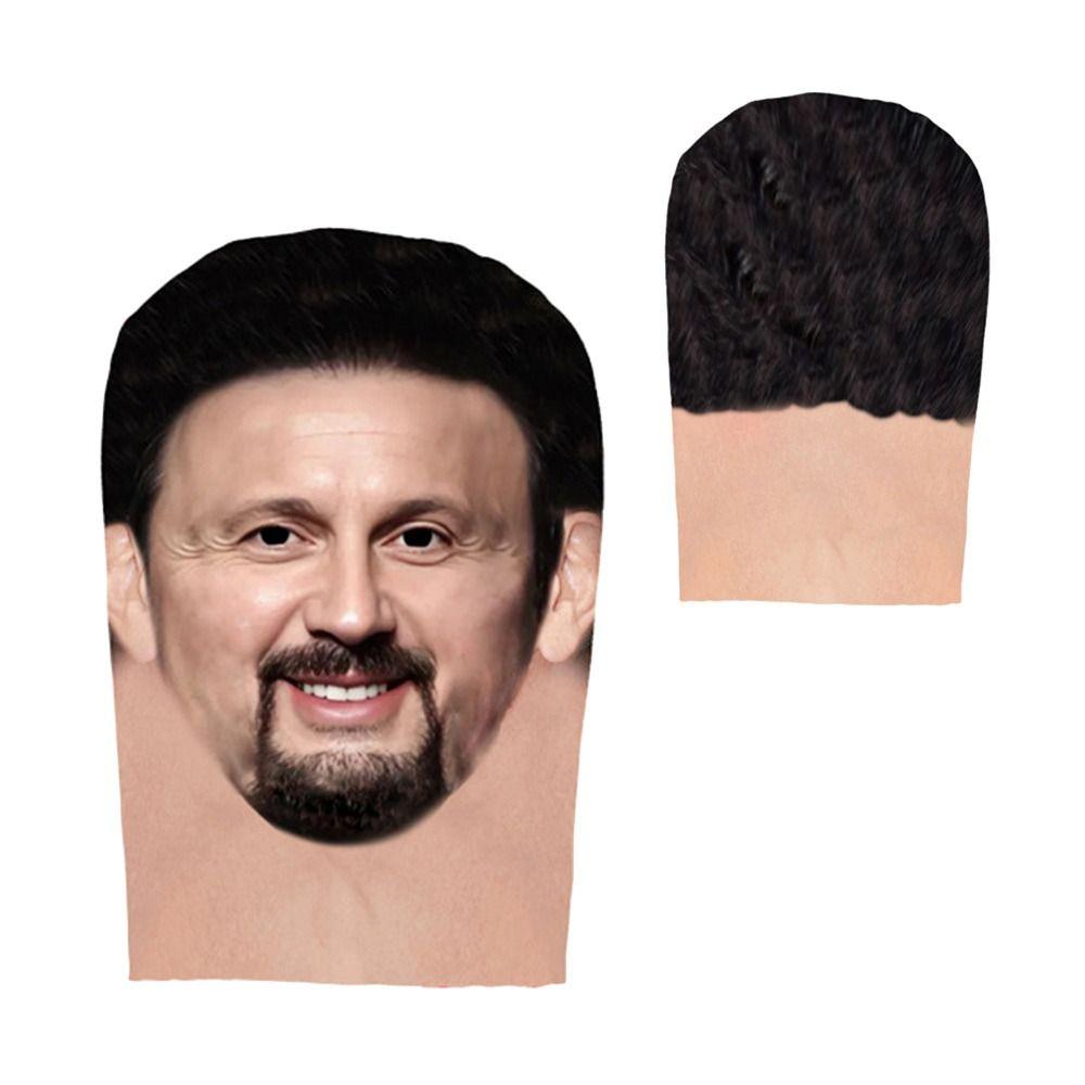 Headgear 3D Full Face Mask Double-sided Printing Riding Scarf COS Head Mask